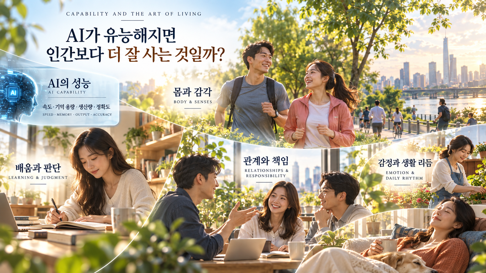 삶을 묻다: AI가 유능해지면 인간보다 더 잘 사는 것일까?
