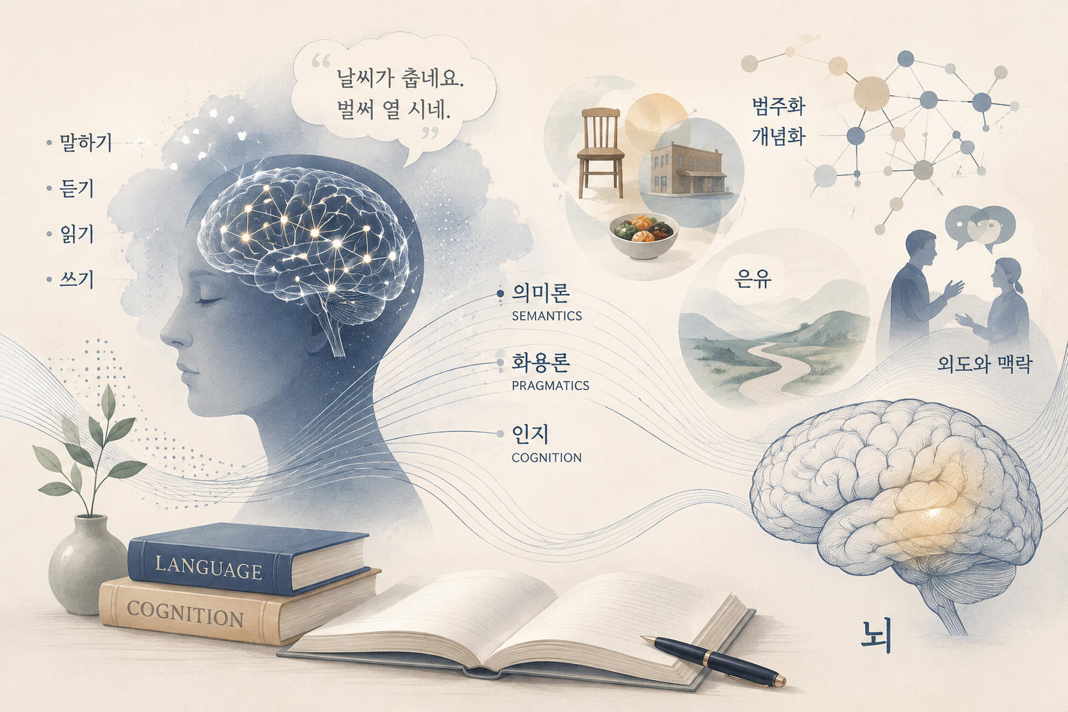 낯선 조합 ‘언어와 뇌’